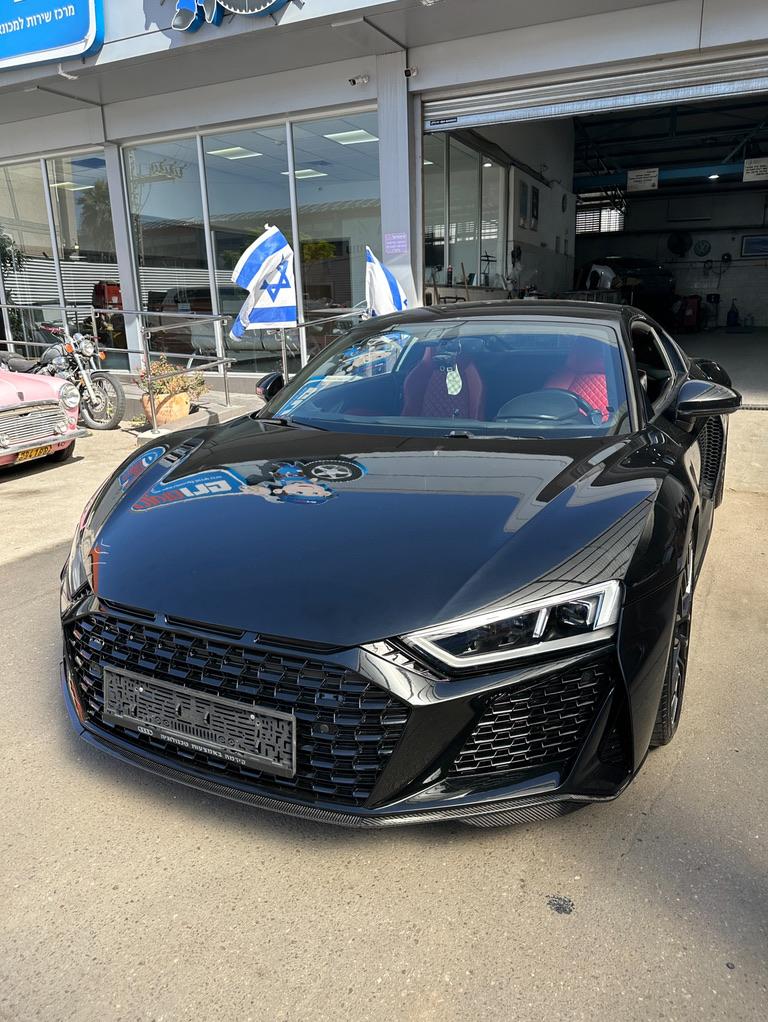 Sports car after repair